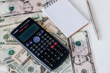 Money and calculator