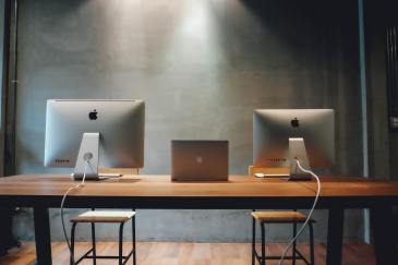 empty office desks