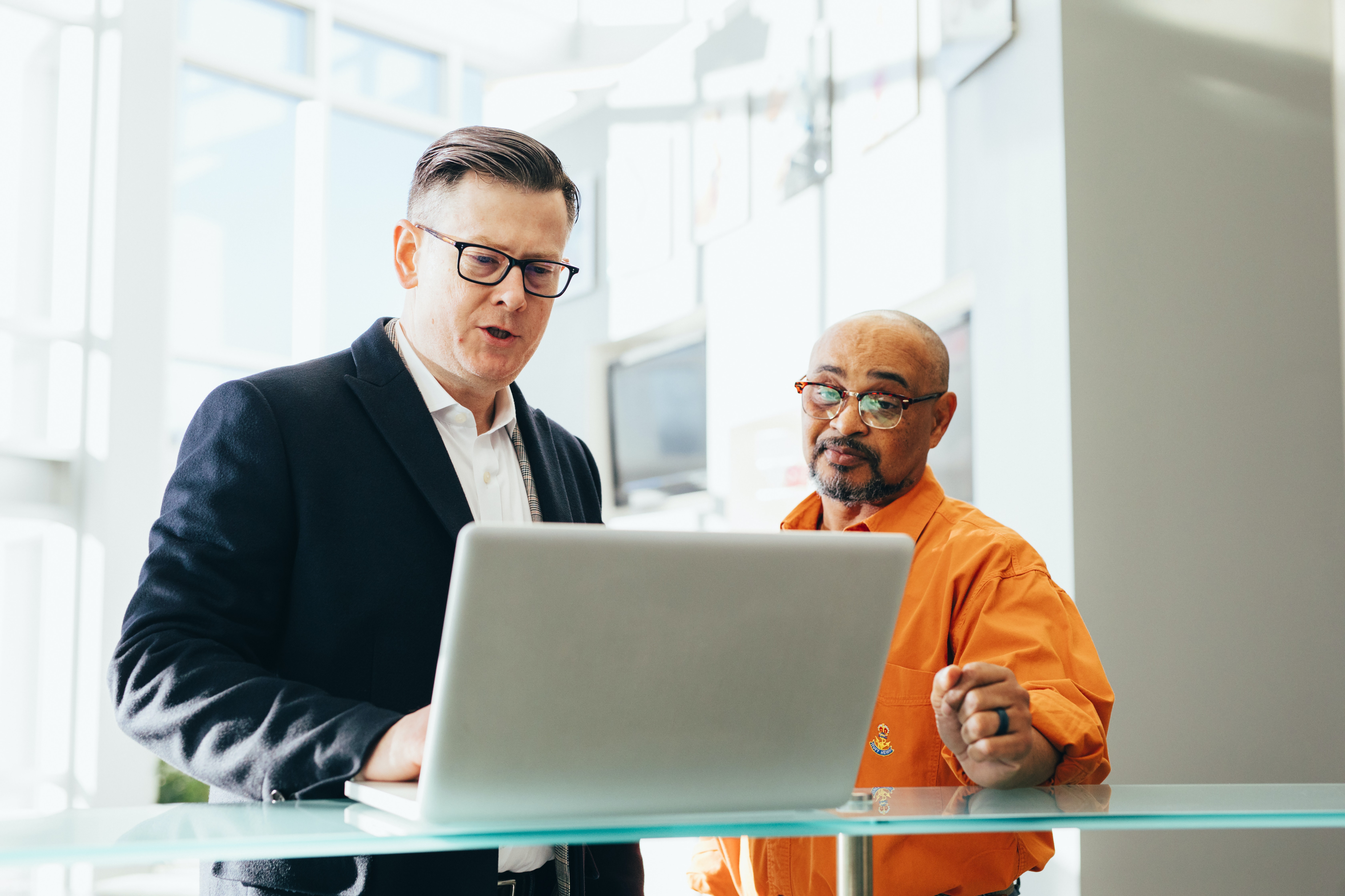 Employees in office