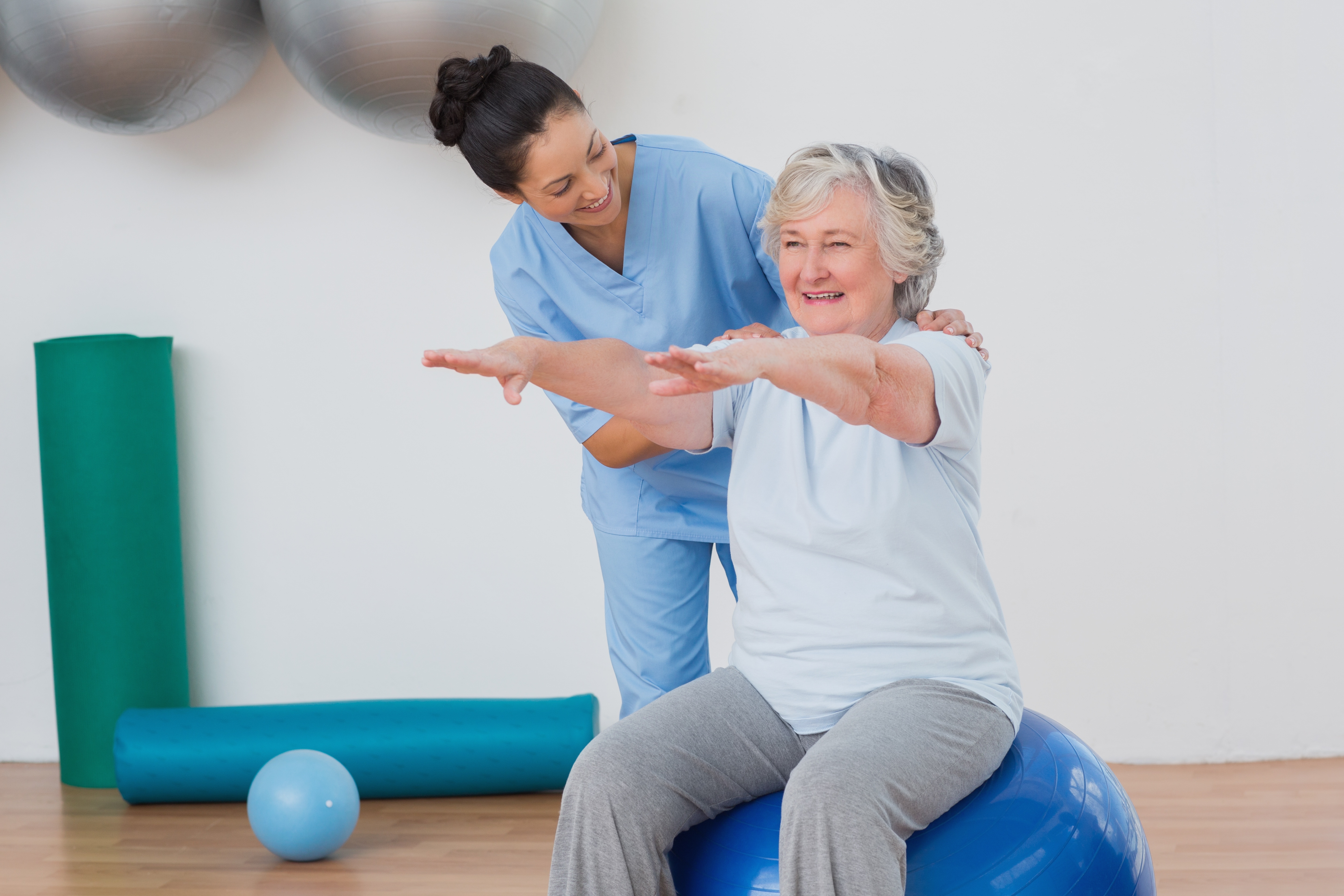 Woman physical therapy