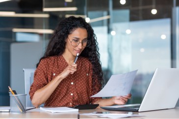 Employee at desk