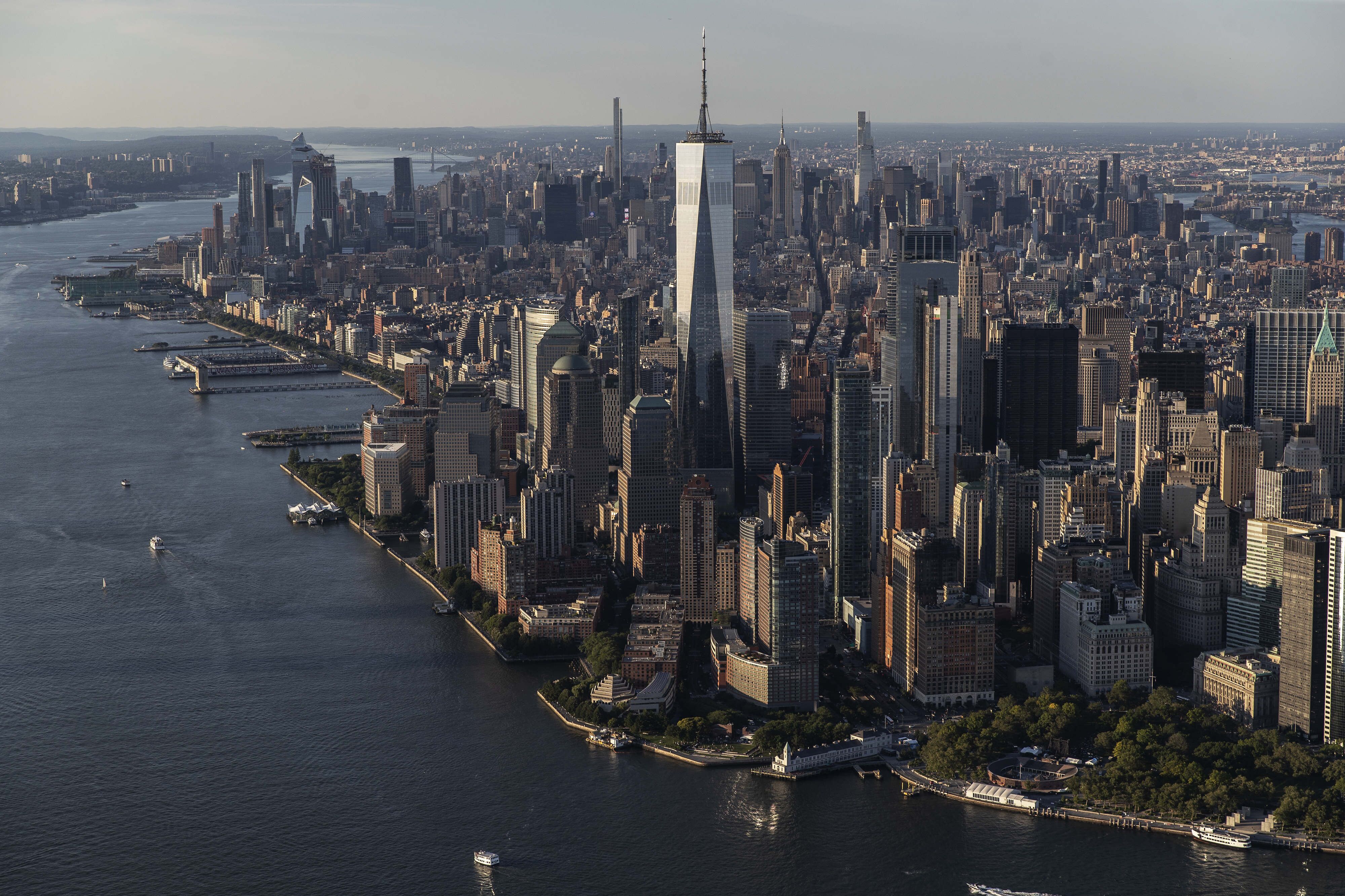 Aerial view on New York City