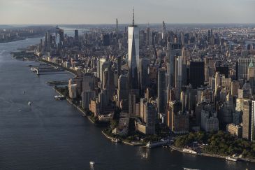 Aerial view on New York City