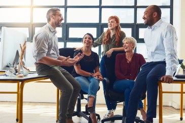 Group of employees