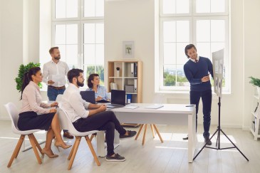 Presentation to employees