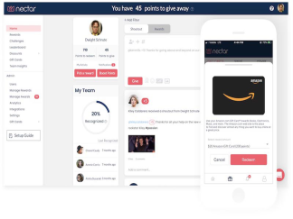 Nectar employee recognition software