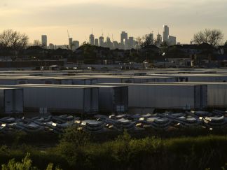 The Tesla Gigafactory in Austin, Texas.