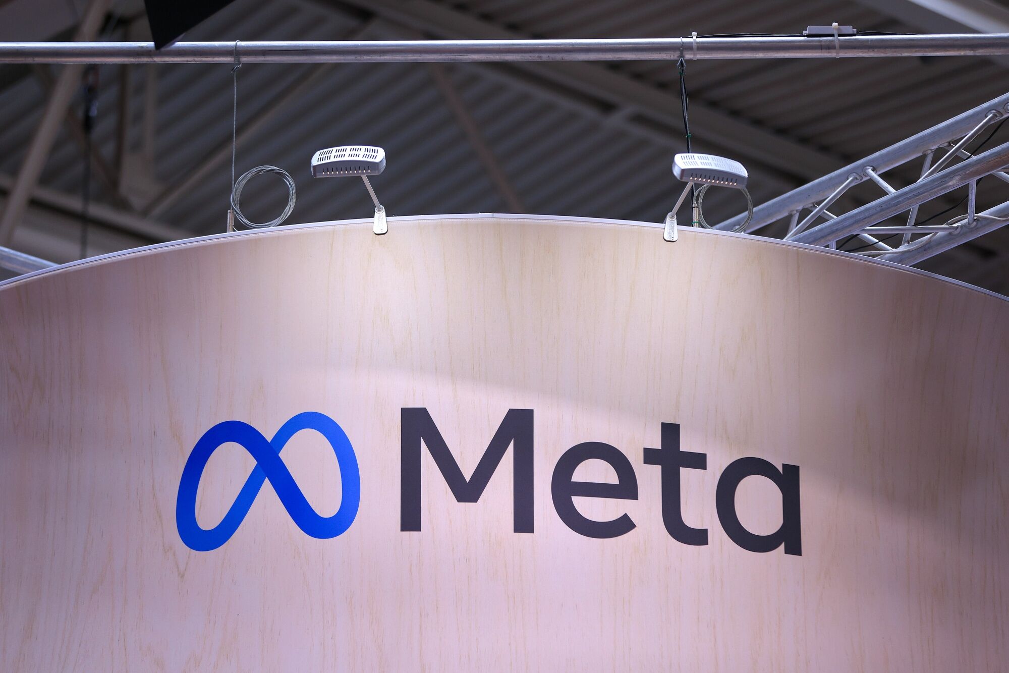 Meta logo and sign
