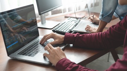 IT workers working at their desks