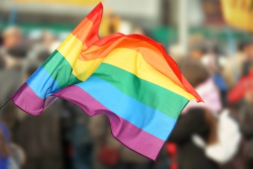Pride flag.