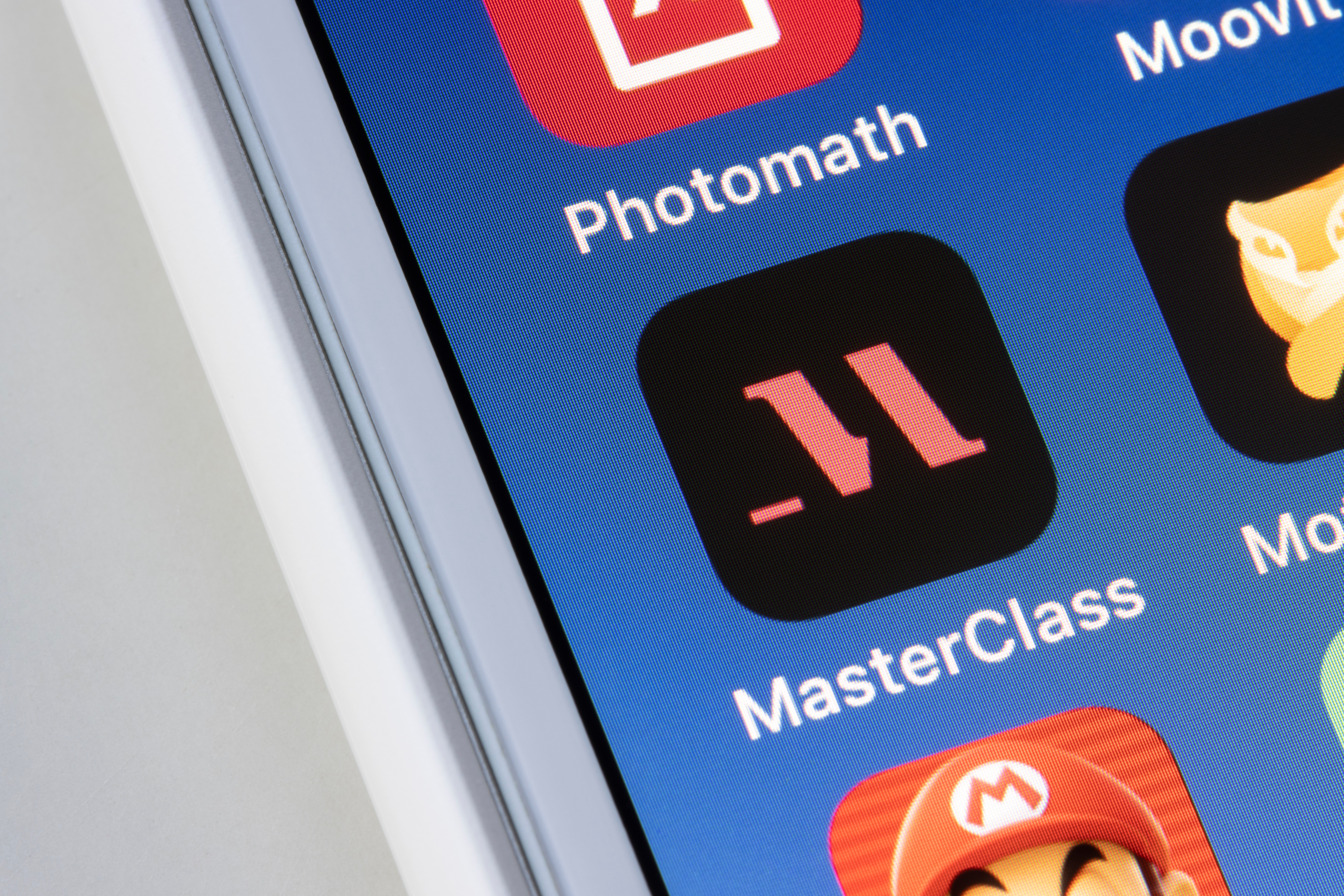 The masterclass app on an iPhone screen.