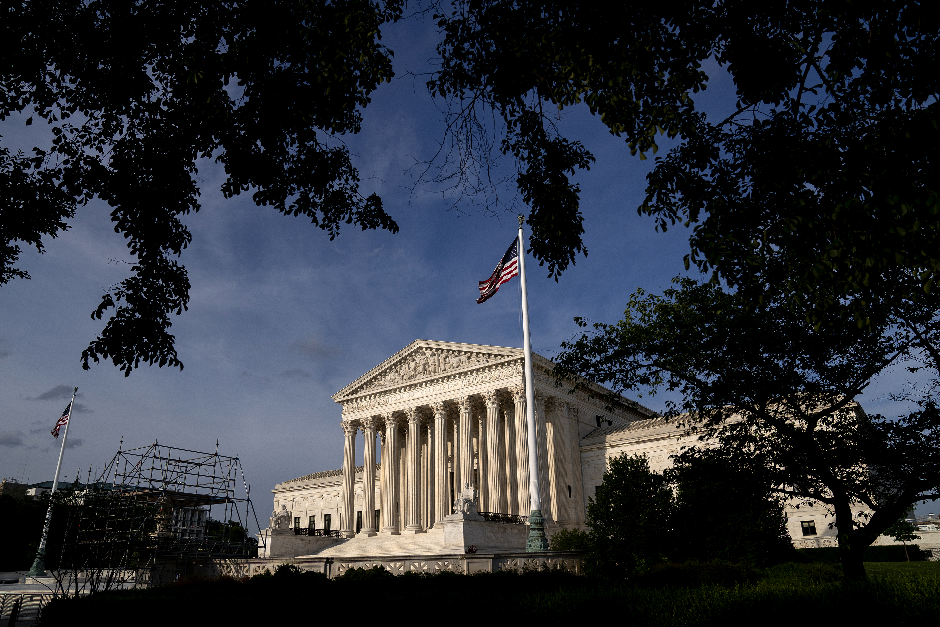 The United States Supreme Court during the day.