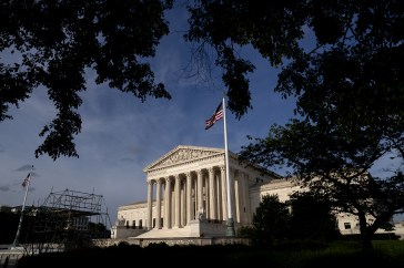 The United States Supreme Court during the day.