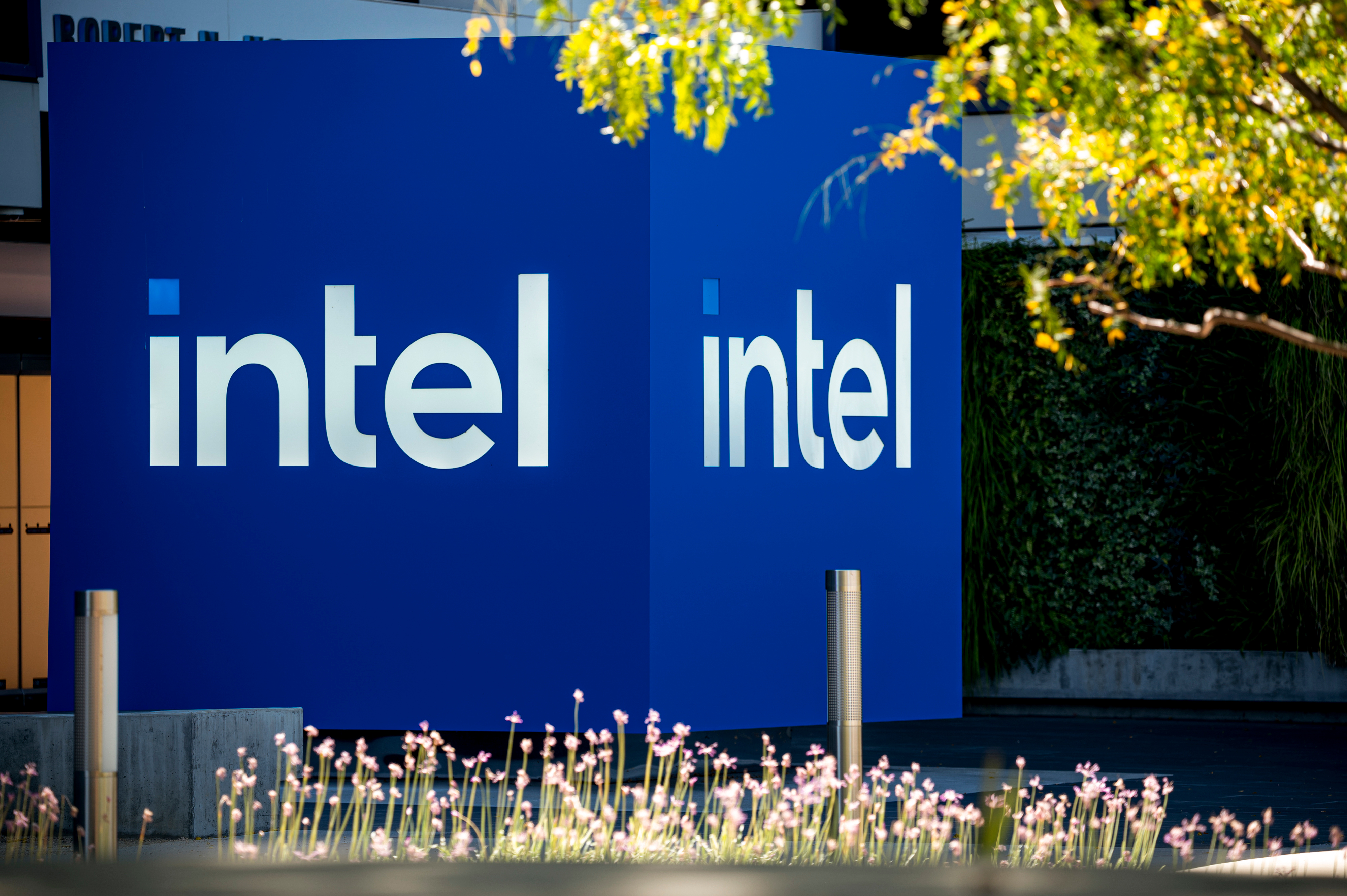 Photo of Intel logo