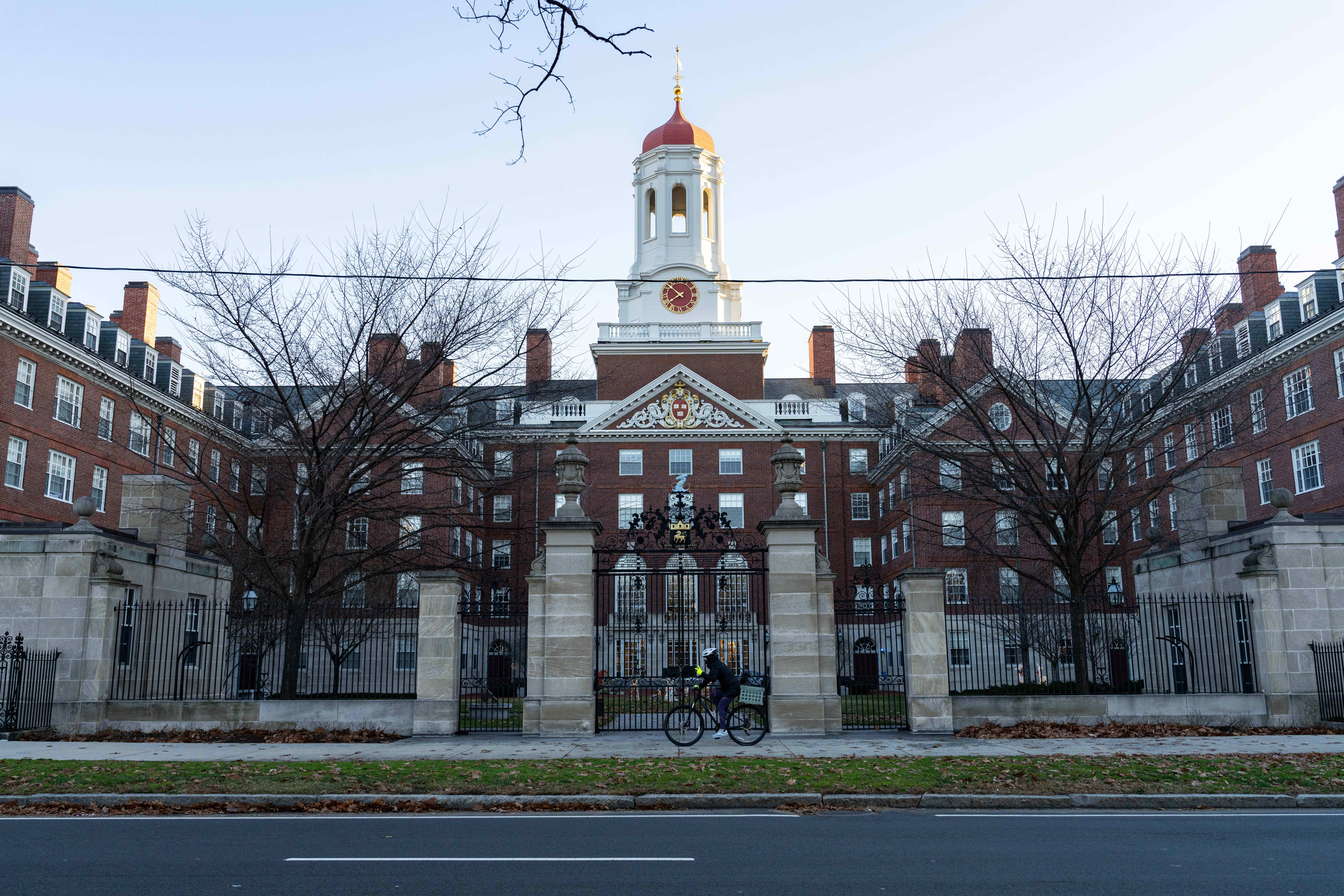 Harvard University during late afternoon.