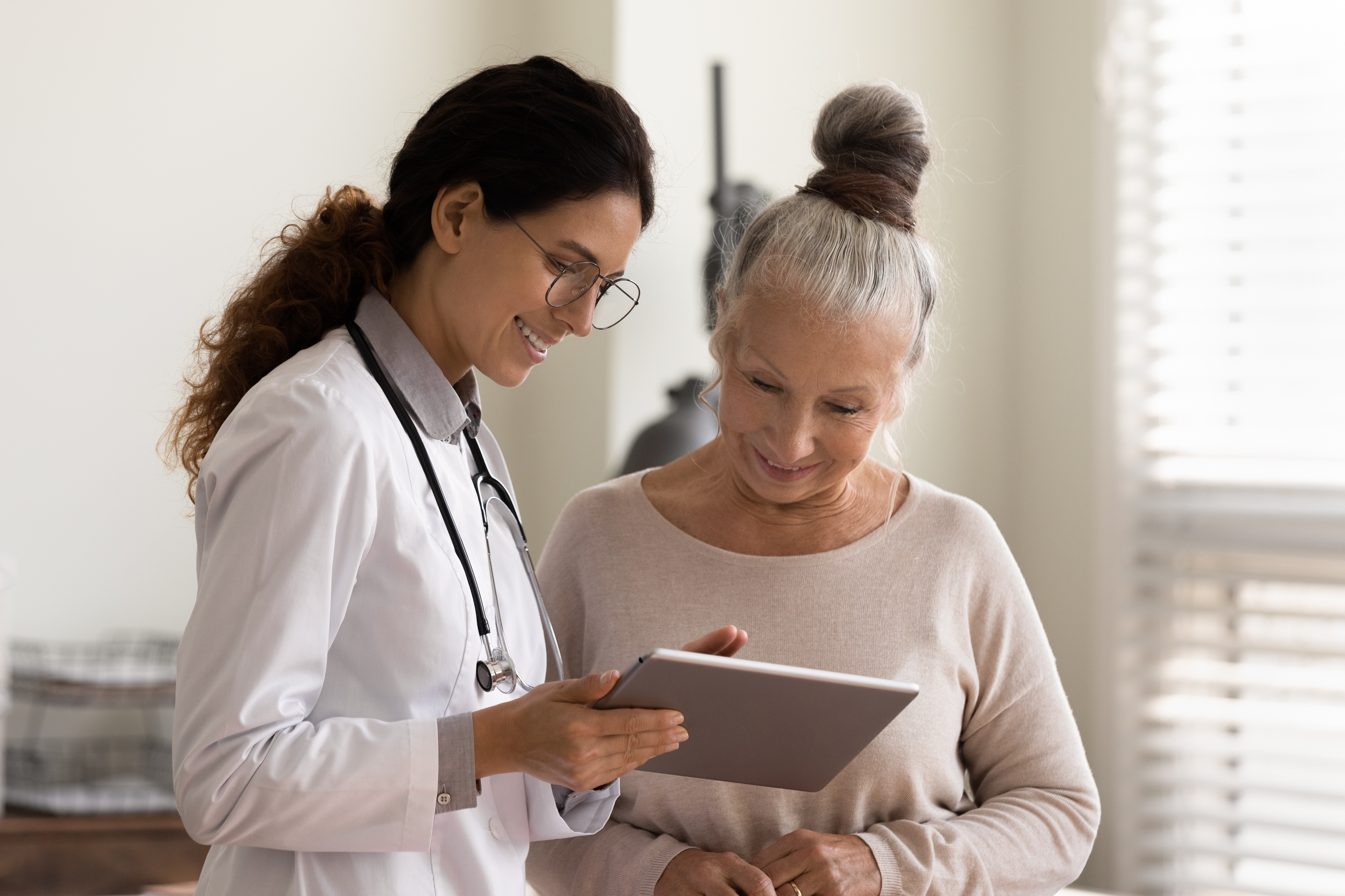 Doctor and female patient