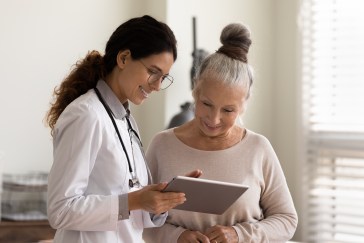 Doctor and female patient
