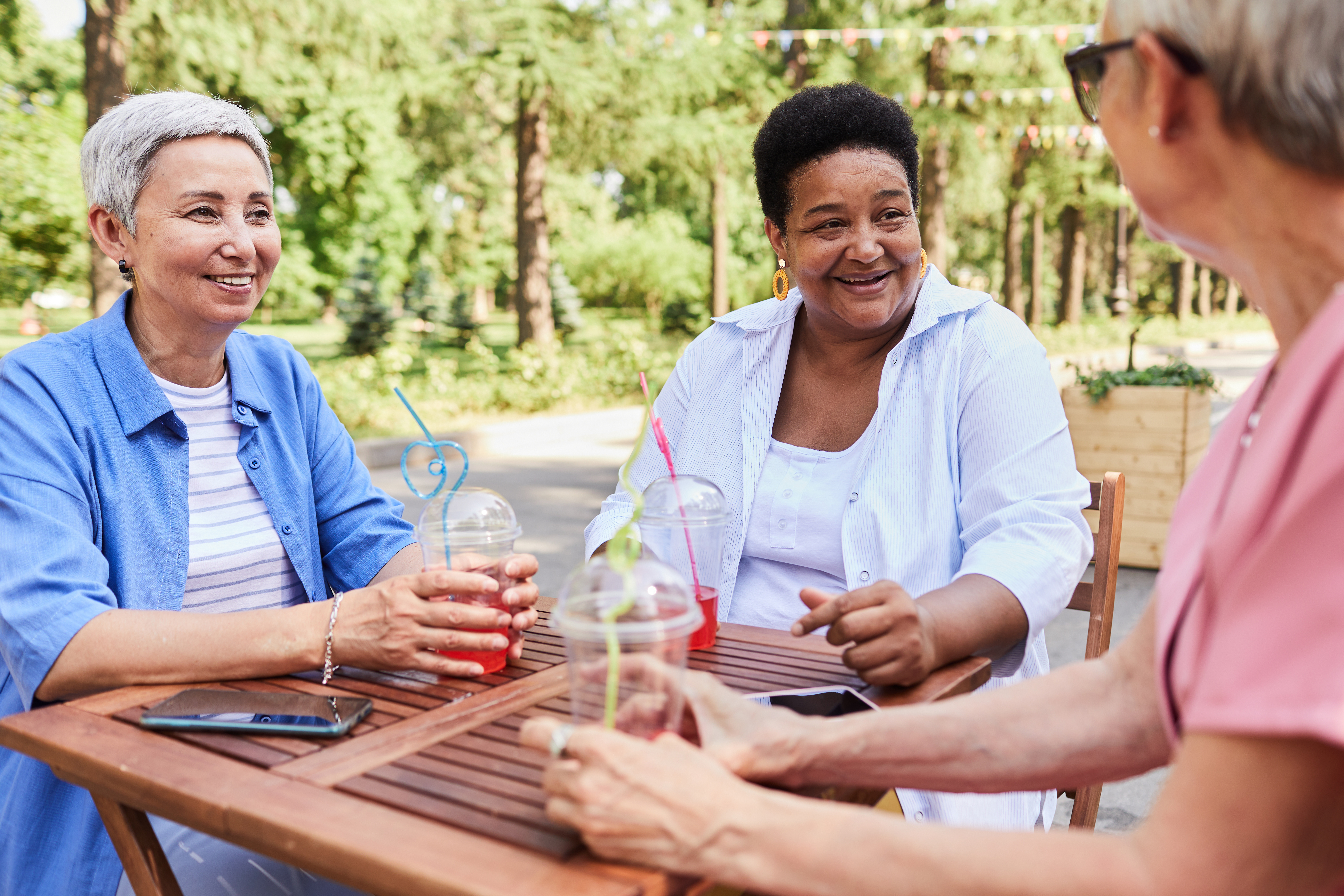 Women celebrating retirement