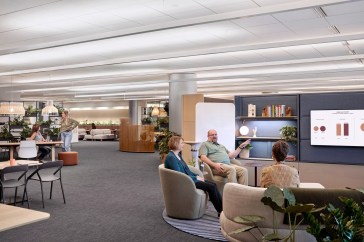 Steelcase employees working at global headquarters