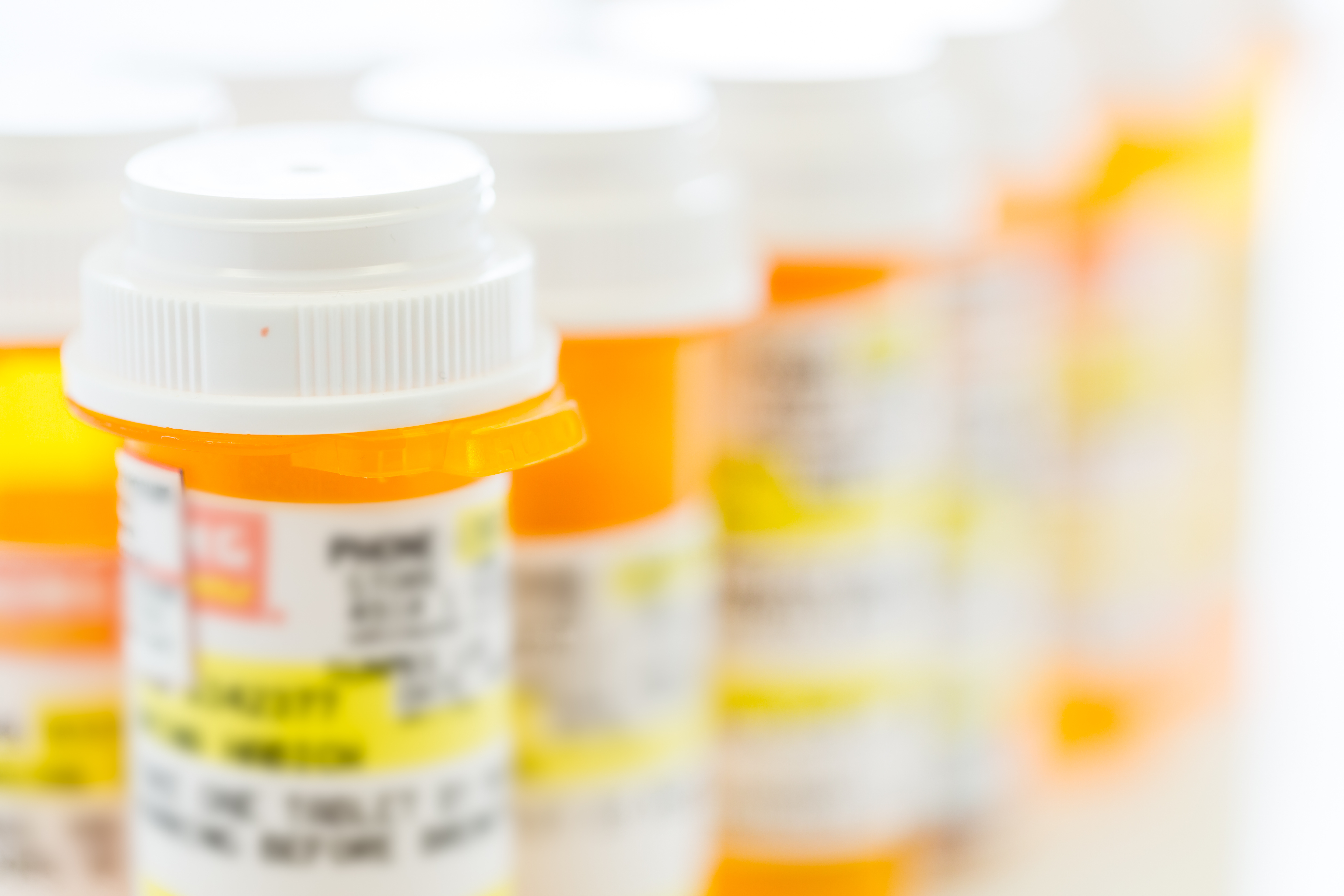 Bottle of prescription pills