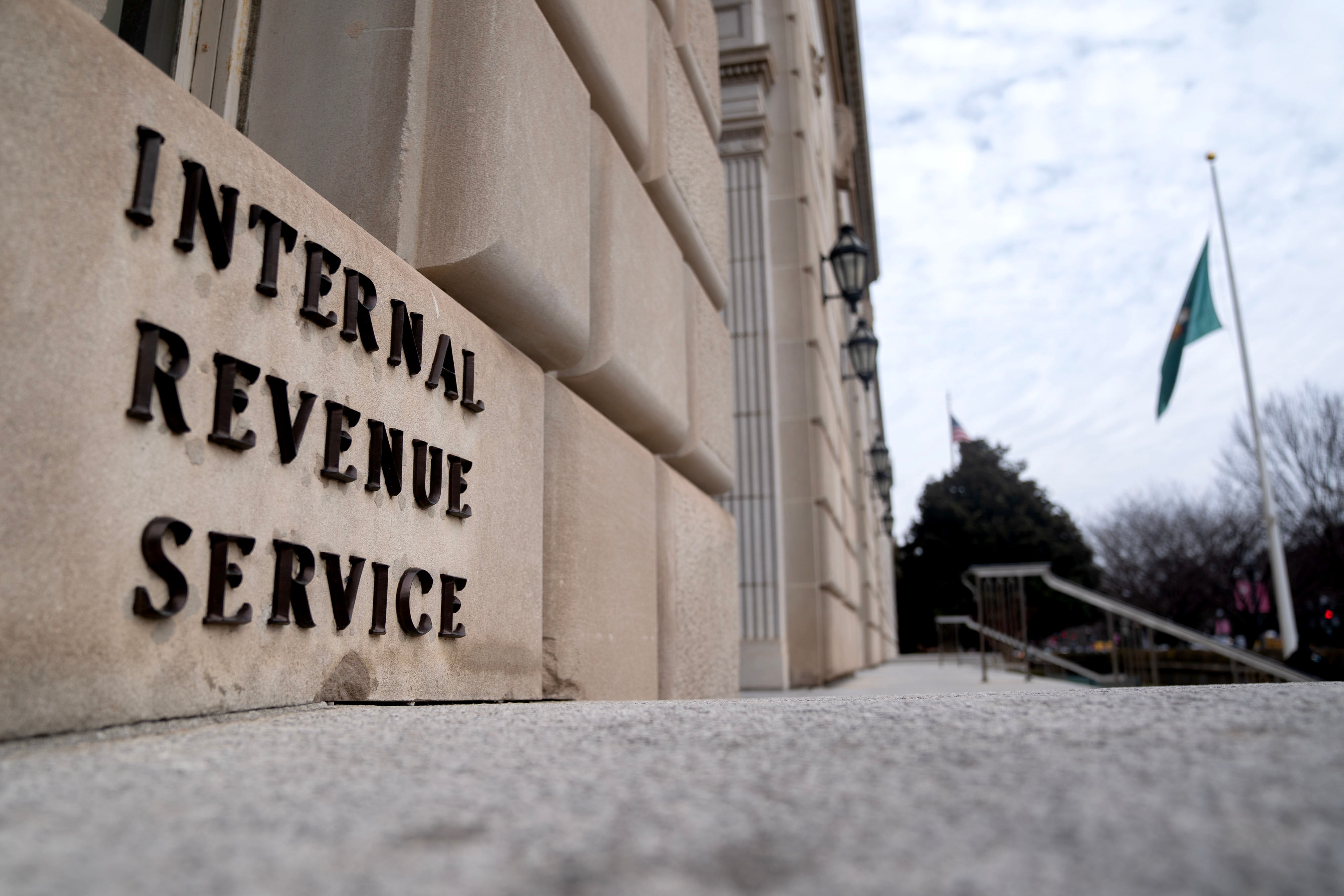 Exterior of the IRS building