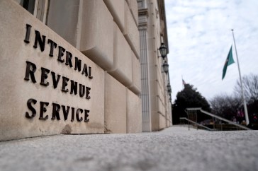 Exterior of the IRS building