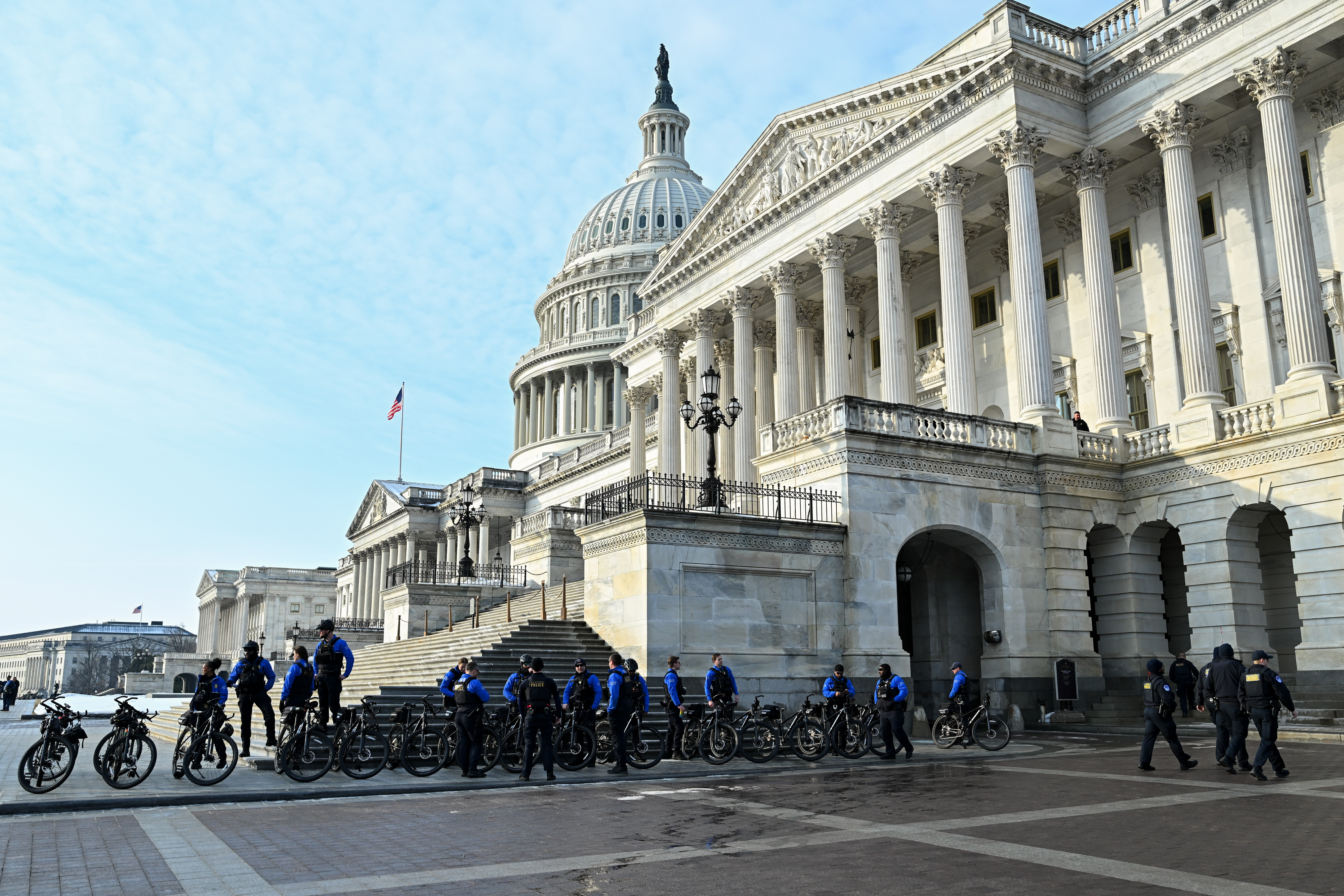 Exterior of US capitol building