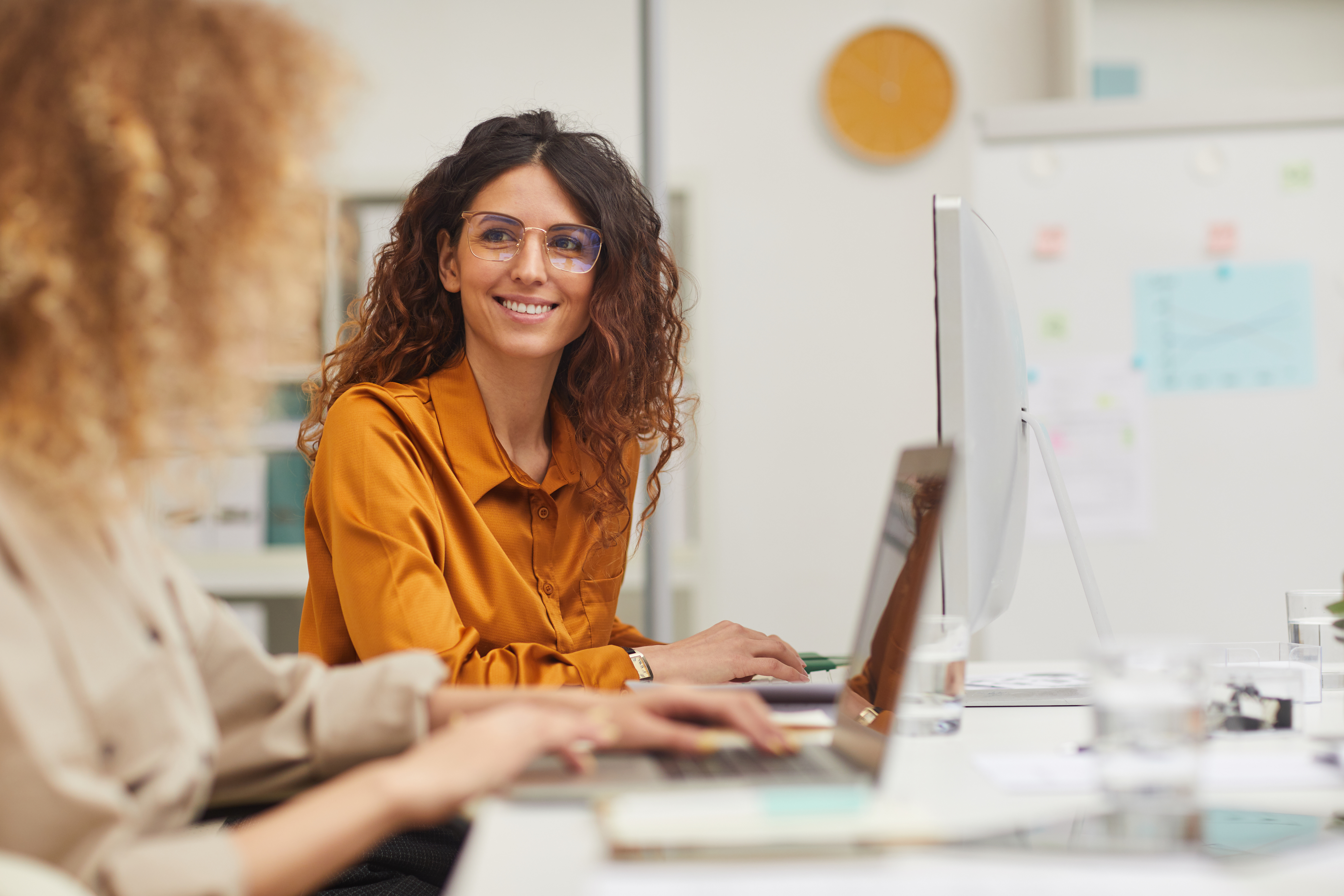 Employees in an office