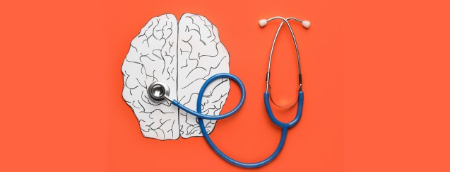 Brain and stethiscope